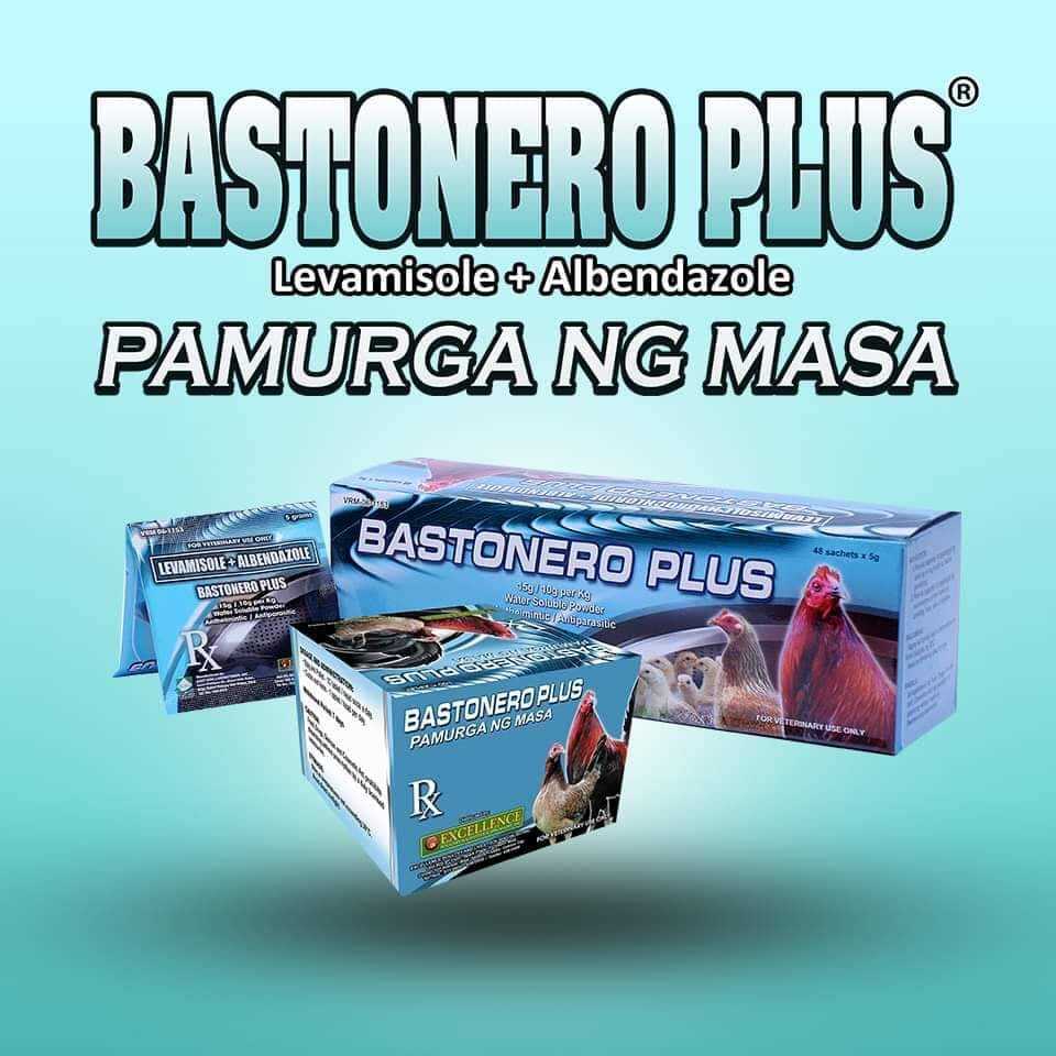 Bastonero Plus Gamefowl Chicken Poultry Dewormer 6 5g Packets