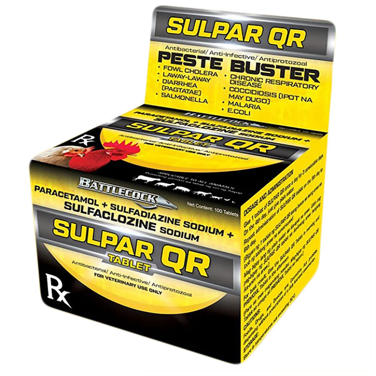 Sulpar QR Tablets for Poultry Gamefowl